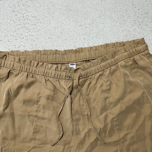 Old Navy Women's XL Lightweight Drawstring Shorts 5" Inseam High Rise Stretch - Picture 2 of 12